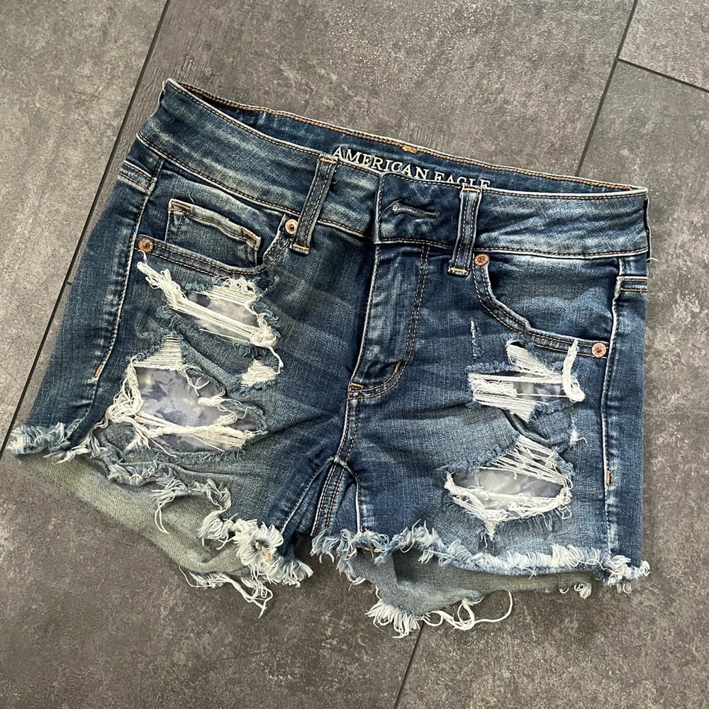 American Eagle Distressed Shorts